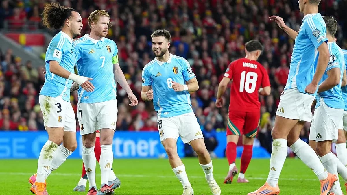 Belgium Stages Comeback to Defeat Wales in FIFA World Cup Qualifier