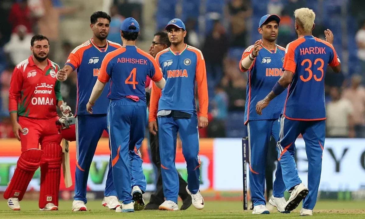 India Defeat Oman by 21 Runs in Final Group Match