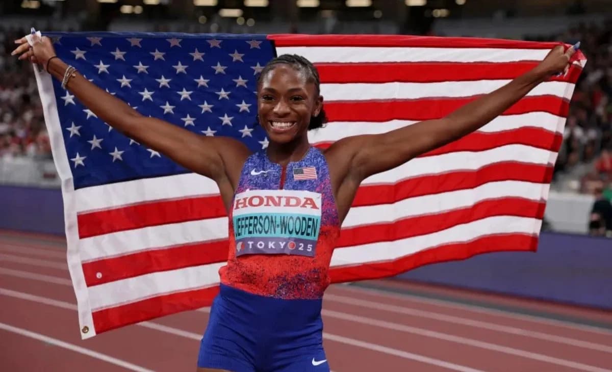 Melissa Jefferson-Wooden Shines with 100m World Title and Championship Record