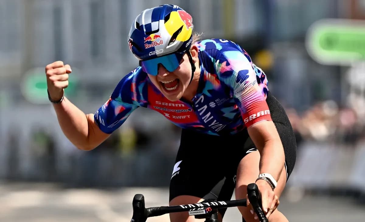Backstedt Wins Women's Road Race to Complete Historic Double