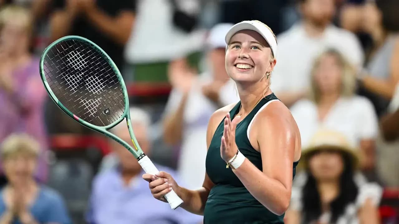Clara Tauson Stuns Keys to Continue Top-10 Giant-Killing Run