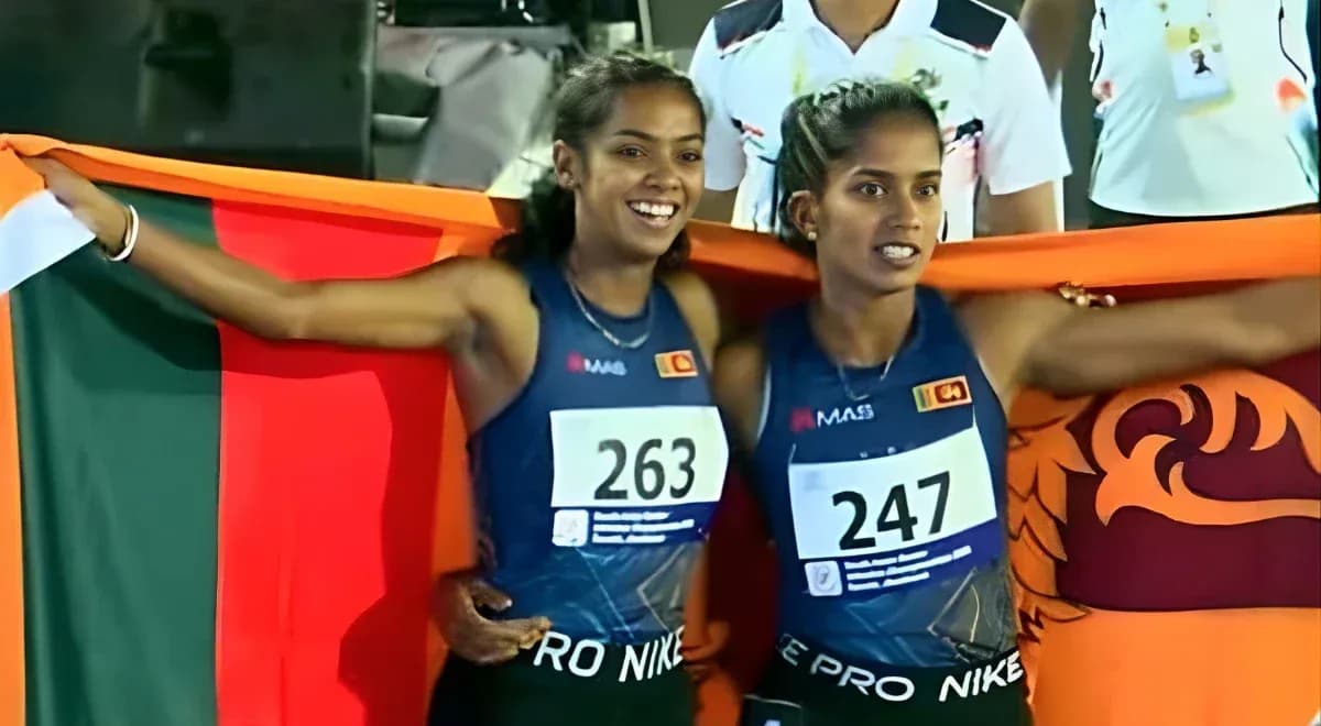 Safiya Yamick Clinches Third Gold as Sri Lanka Shines at South Asian Athletics Championship