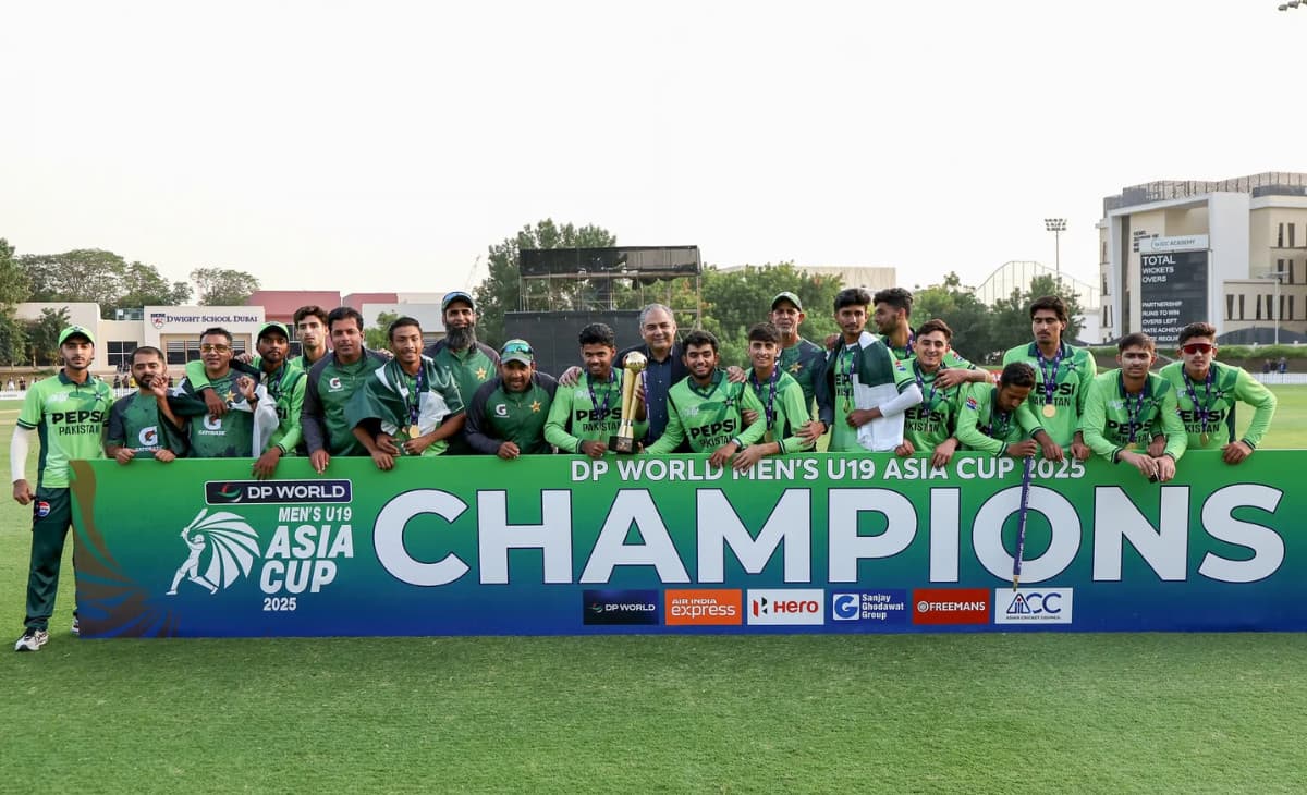 Pakistan U19 Dominate India to Lift Under-19 Asia Cup
