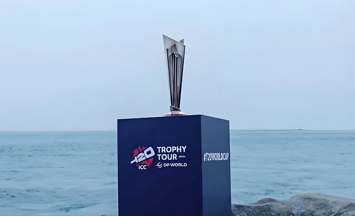 ICC T20 ලෝක කුසලානයේ කුසලානය ශ්රී ලංකාවට පැමිණේ