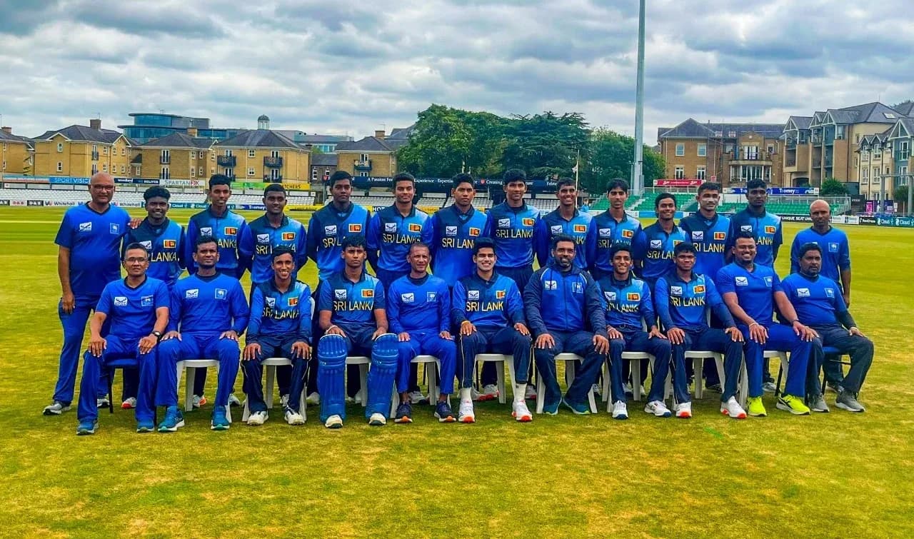 Sri Lanka U19 Squad Heads Out for Asian Championship 2025