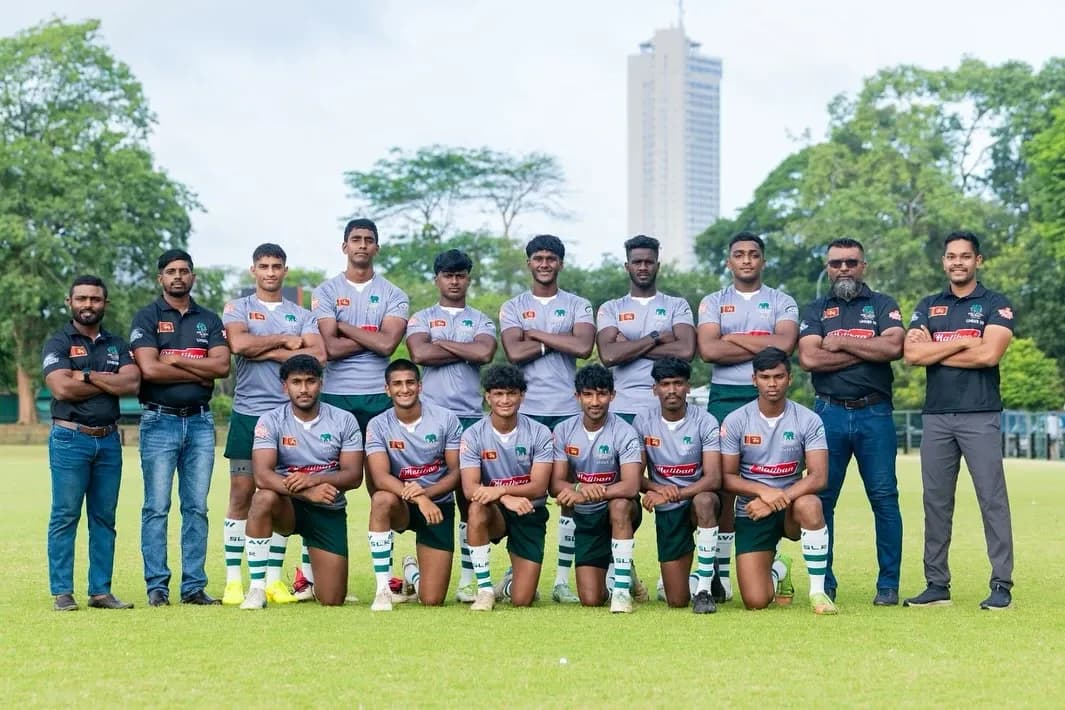 Sri Lanka U20 Rugby Squads Claim Victories in India