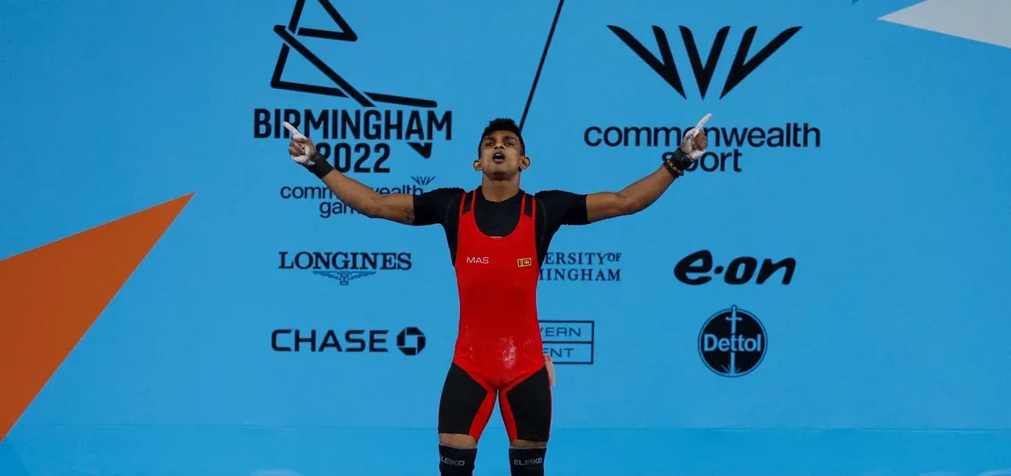 Sri Lanka’s Dilanka Isuru Kumara secures bronze in weightlifting