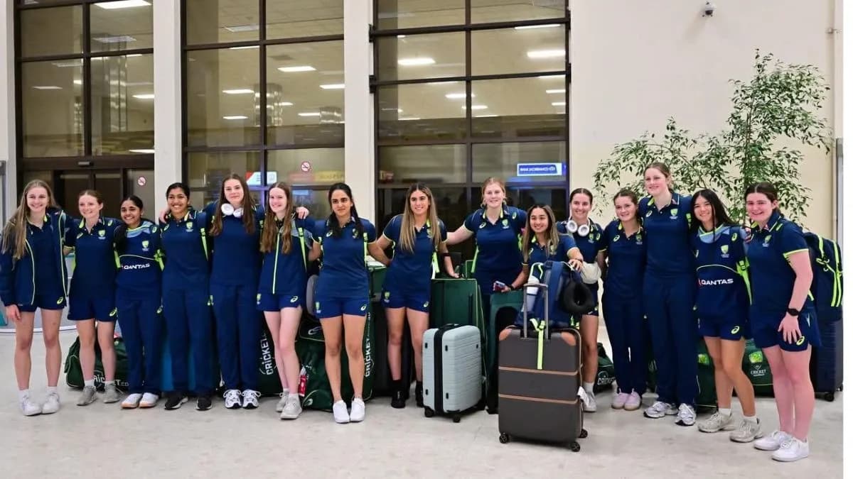 Australian U19 Women’s Cricket Squad Lands in Sri Lanka