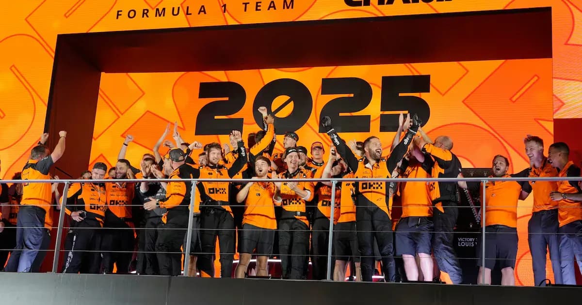 McLaren seals back-to-back victories in Constructors’ Championship
