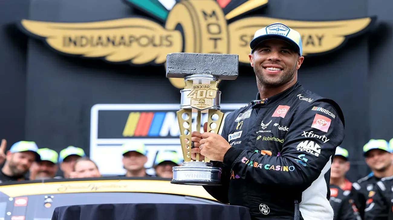 Bubba Wallace Claims Historic Brickyard 400 Win at Indianapolis