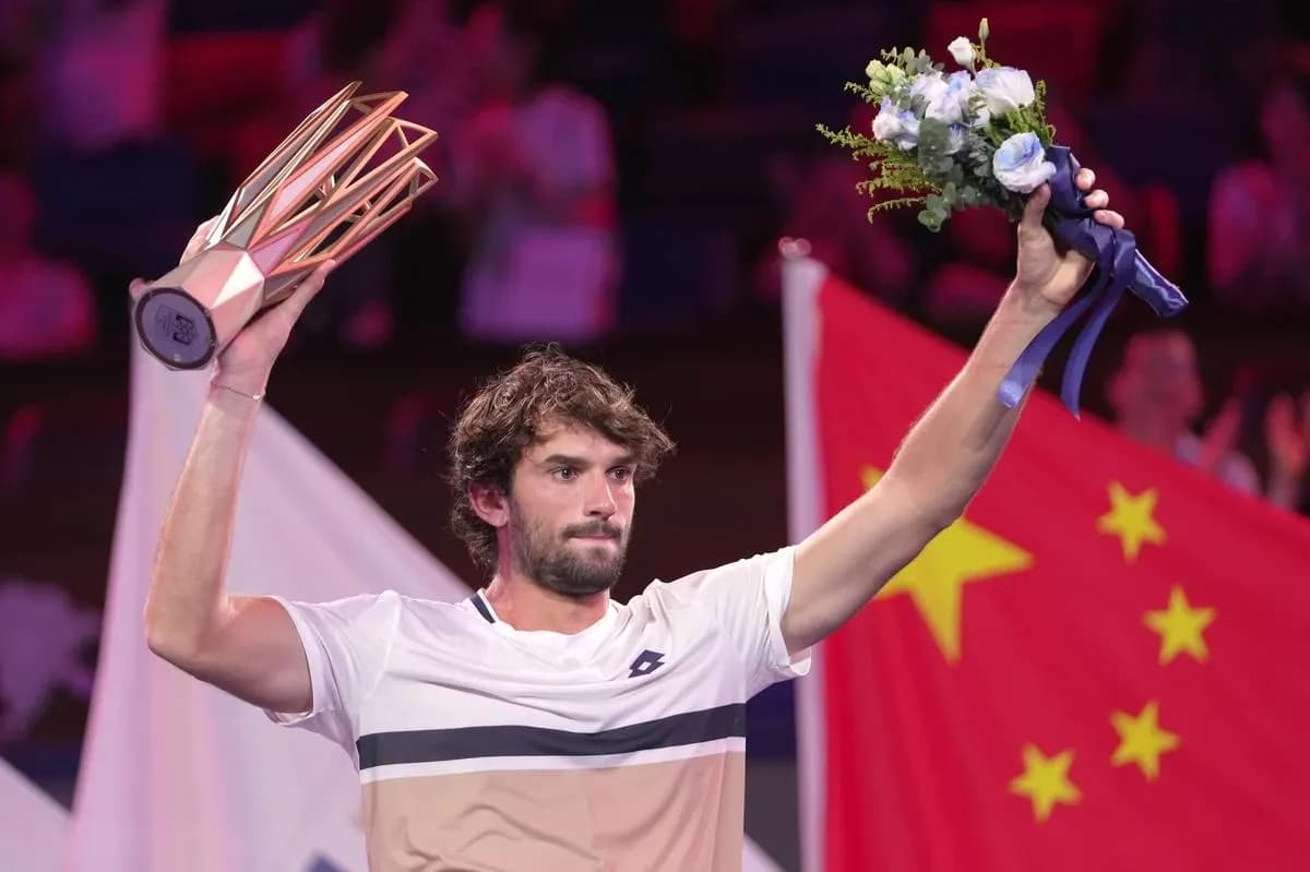 Vacherot Triumphs Over Cousin Rinderknech to Capture Shanghai Masters Crown