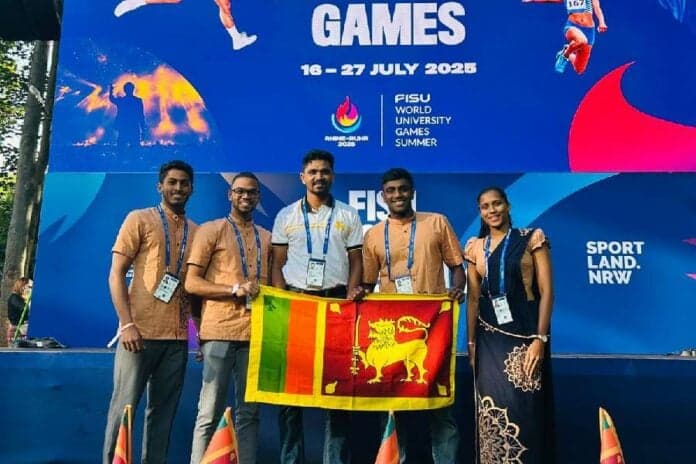 Four Swimmers Represent Sri Lanka at Rhine-Ruhr 2025