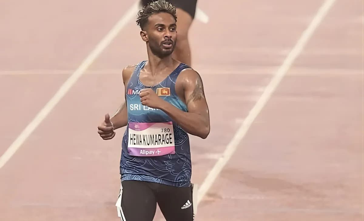 Kalinga Kumarage Strikes Gold at South Asian Athletics Championship