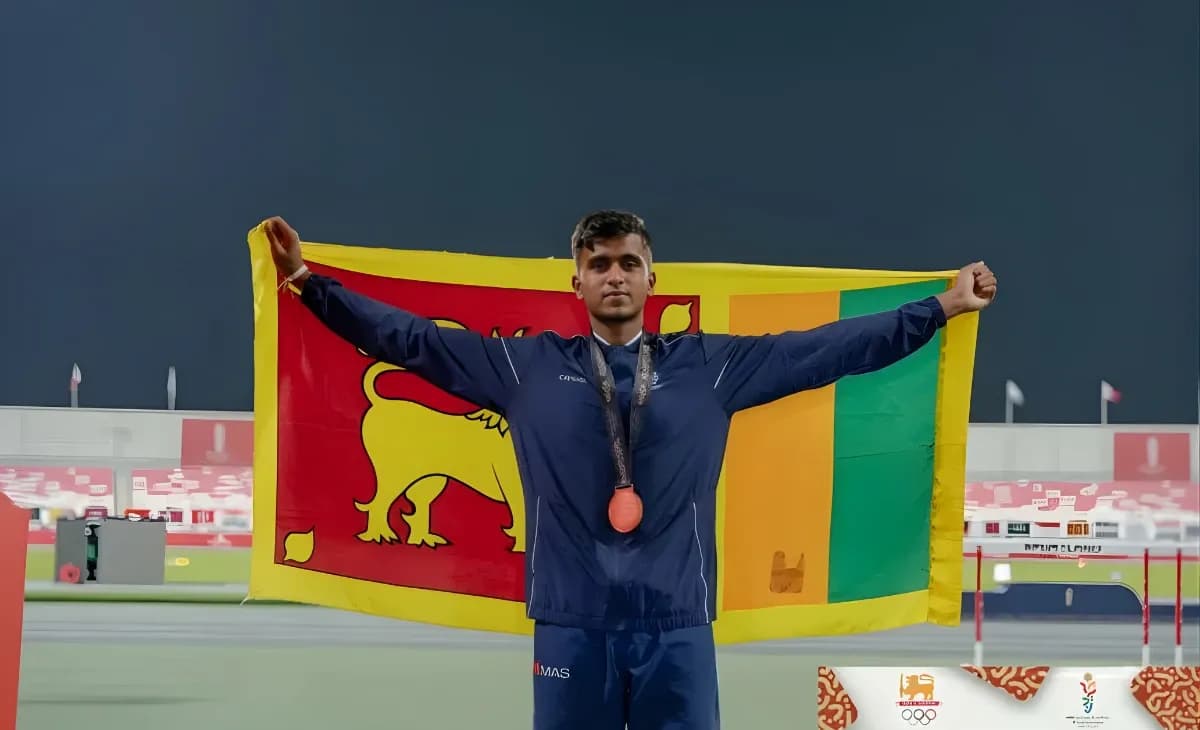 Javelin Glory for Chathura Dulanjana with Bronze Medal