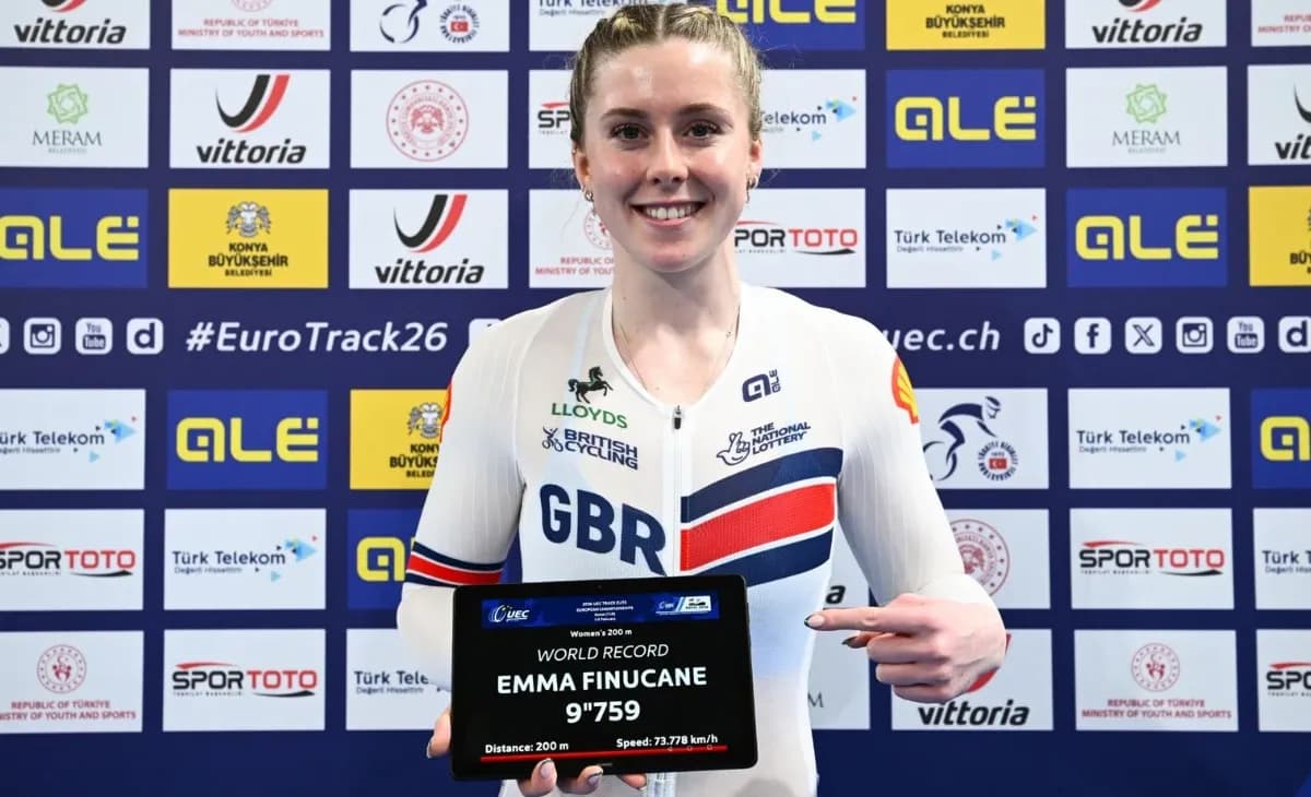 Finucane Breaks World Sprint Record in Historic Ride