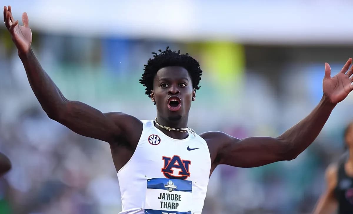 Tharp Breaks 110m Hurdles Record in Stunning Performance
