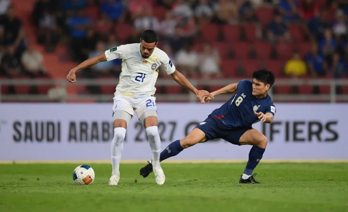 Sri Lanka’s Asian Cup Bid Takes Major Hit After Loss to Thailand