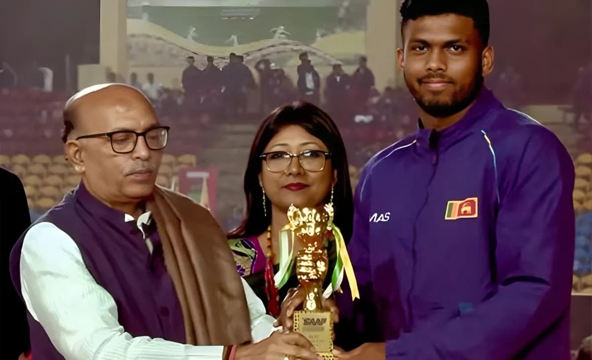 Rumesh Tharanga claims Best Male Athlete title at South Asian Athletics Championships