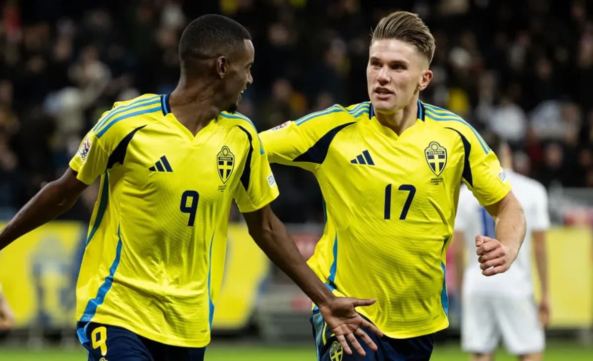 Gyökeres & Isak Lead Sweden to Victory
