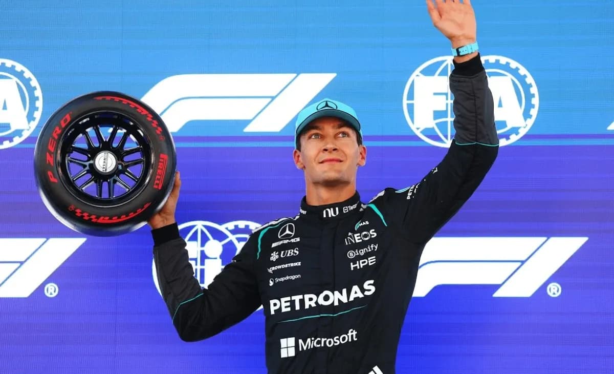 George Russell Takes Barcelona Pole Ahead of Lewis Hamilton