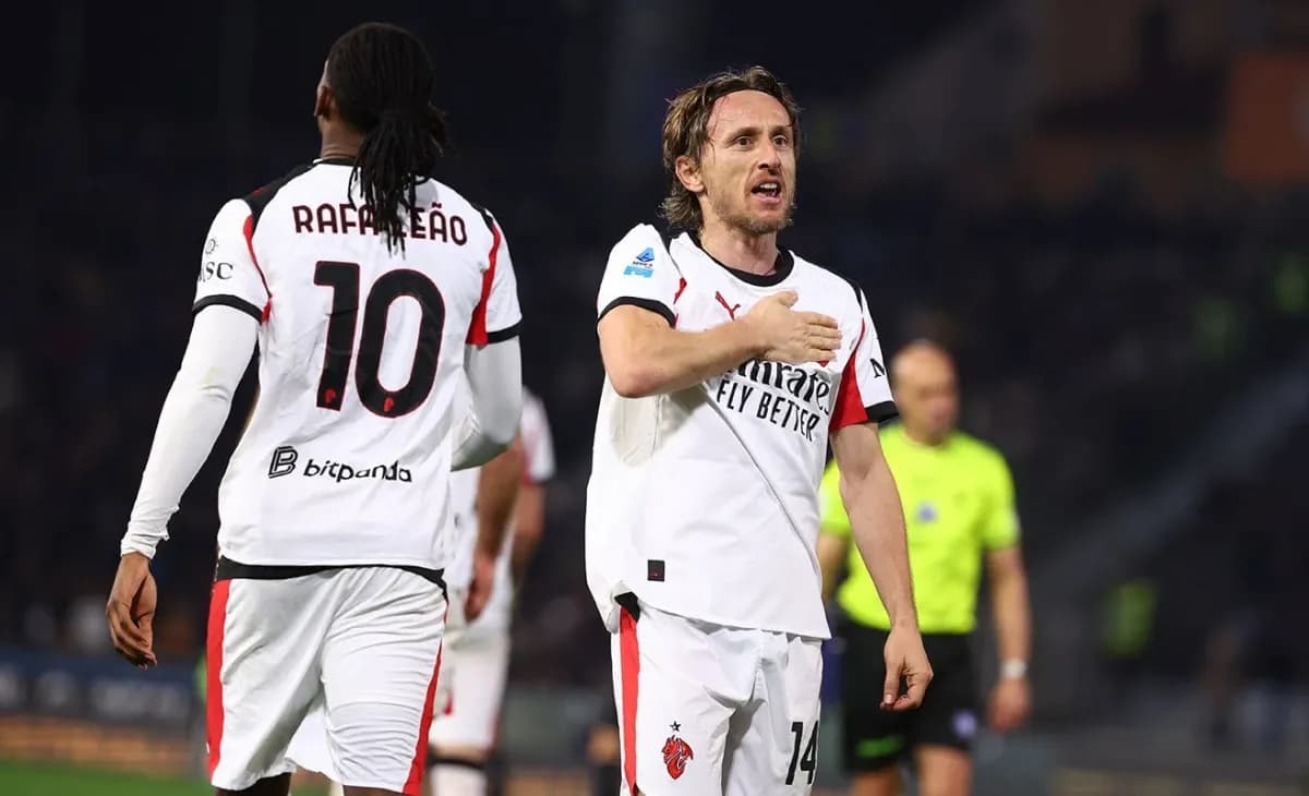 Modric Seals Victory for Milan Against Pisa