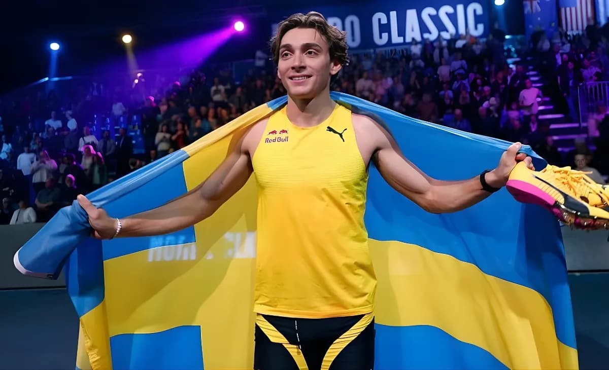 Armand Duplantis Sets New Pole Vault Mark Again