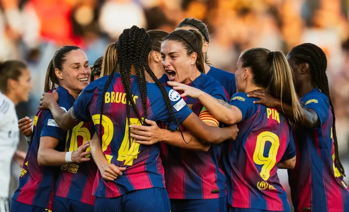 Barcelona Women dominate Real Madrid 6–2