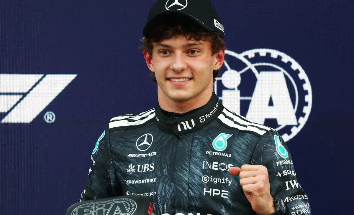 Kimi Antonelli clinches pole position at Japanese Grand Prix