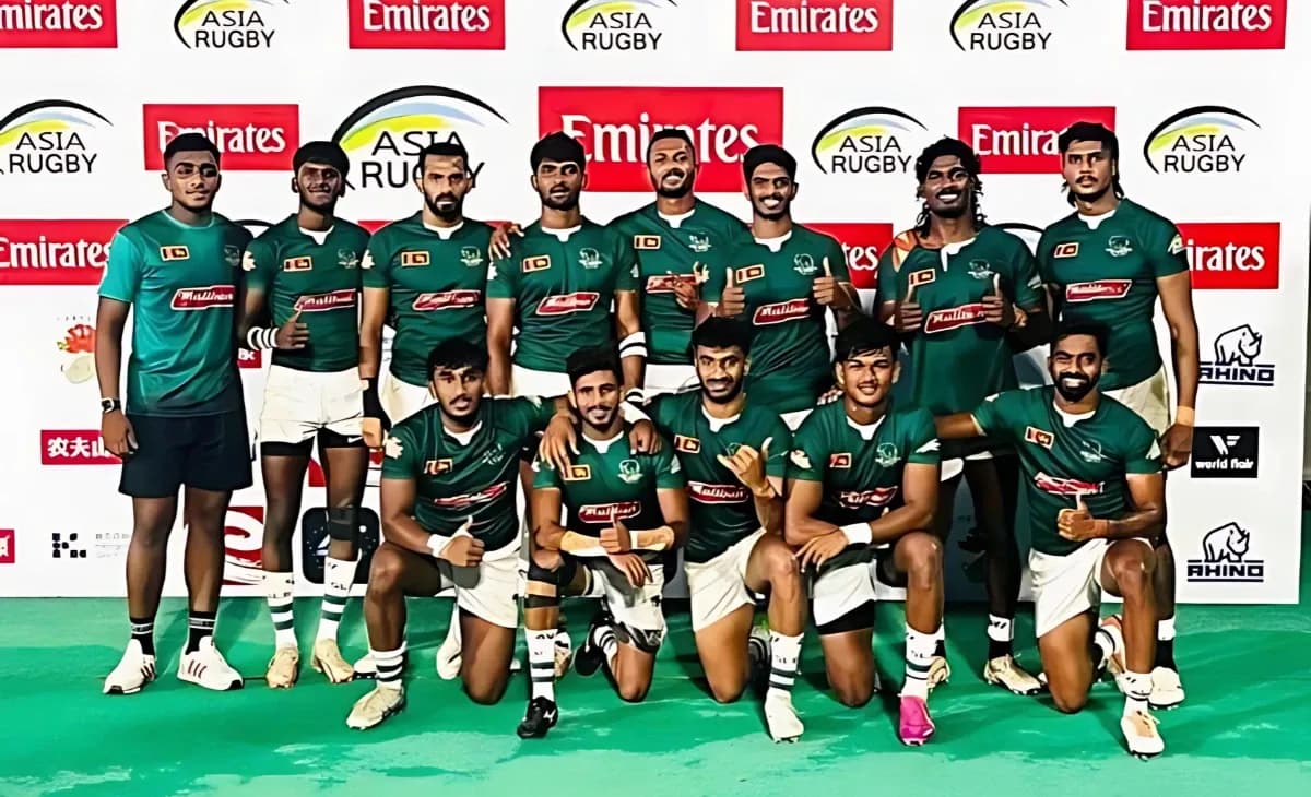 Sri Lanka Men’s Rugby Team Secures Fourth Place Finish