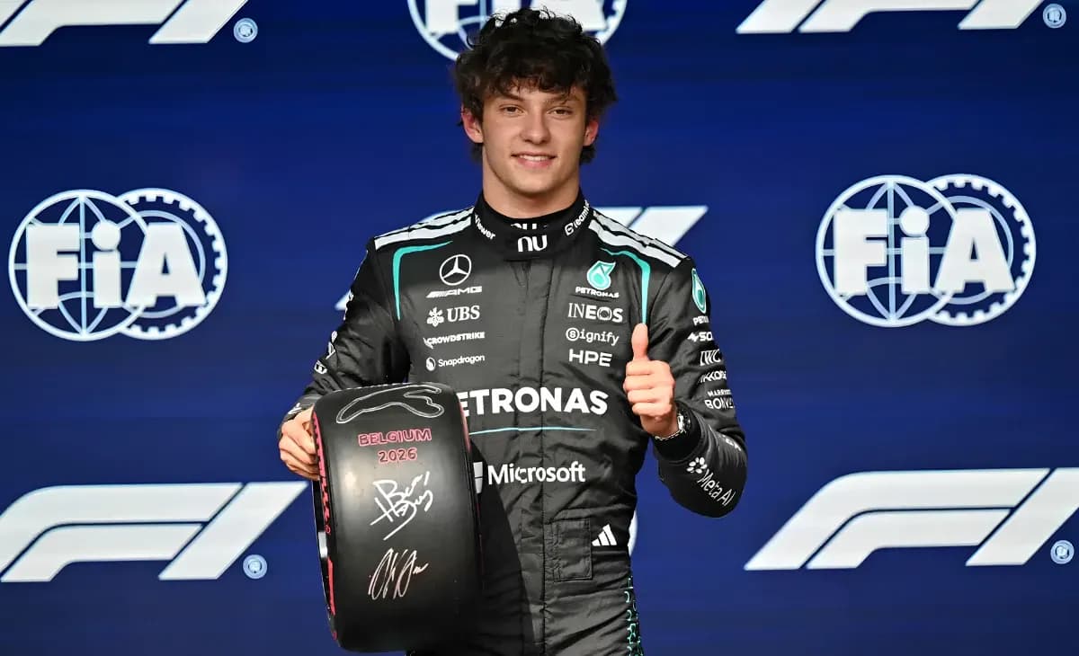 Antonelli Secures Surprise Pole Ahead of Verstappen in Belgium