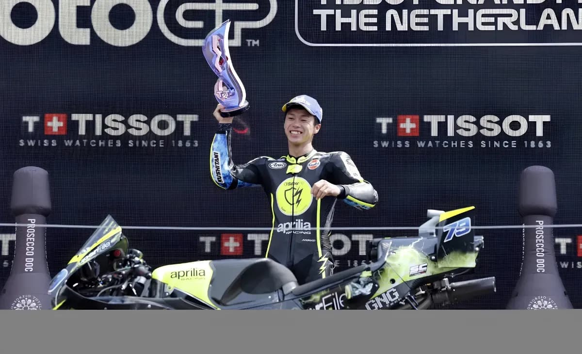 Ogura Claims Maiden MotoGP Victory After Bezzecchi Crashes