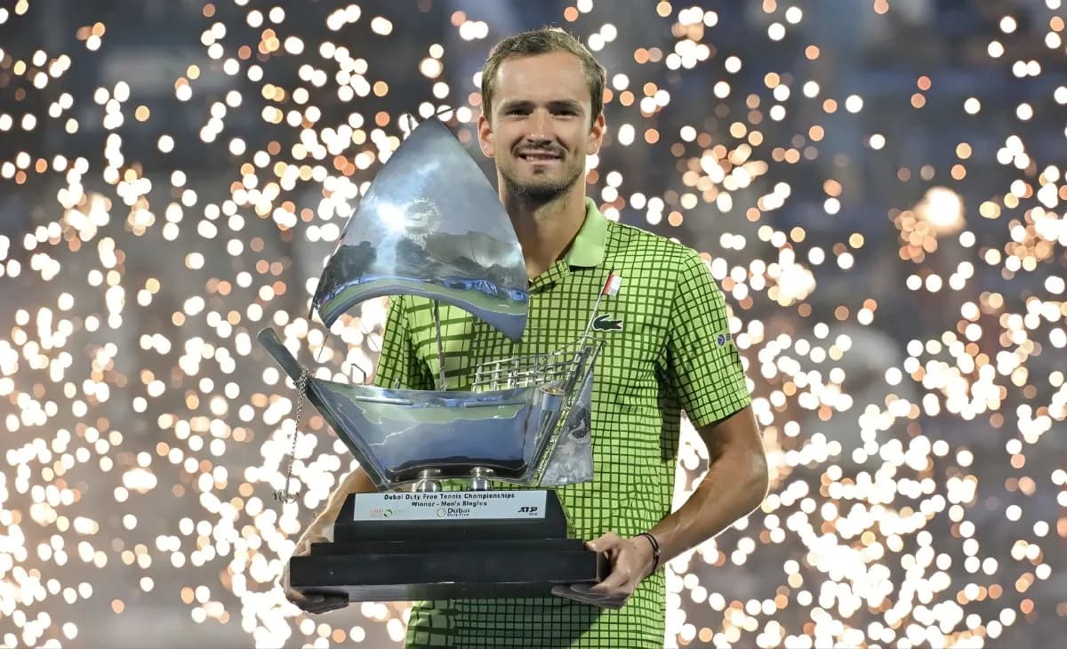 Medvedev Claims Dubai Crown After Griekspoor Retires