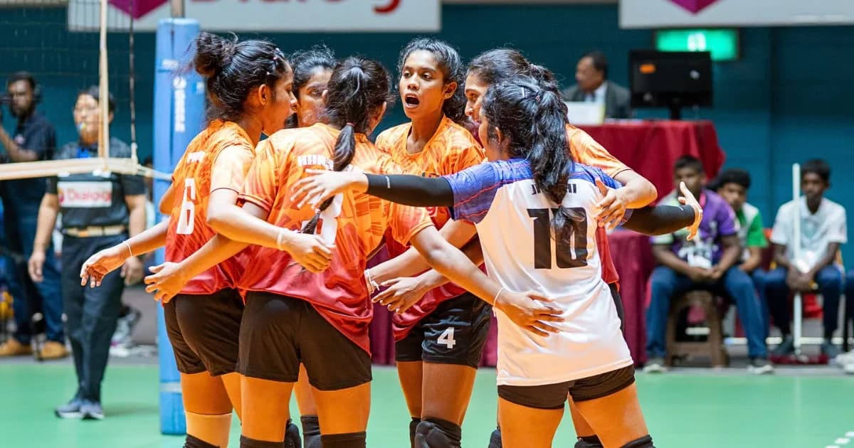 Nepal Dominates Sri Lanka in CAVA U19 Women’s Volleyball Tournament