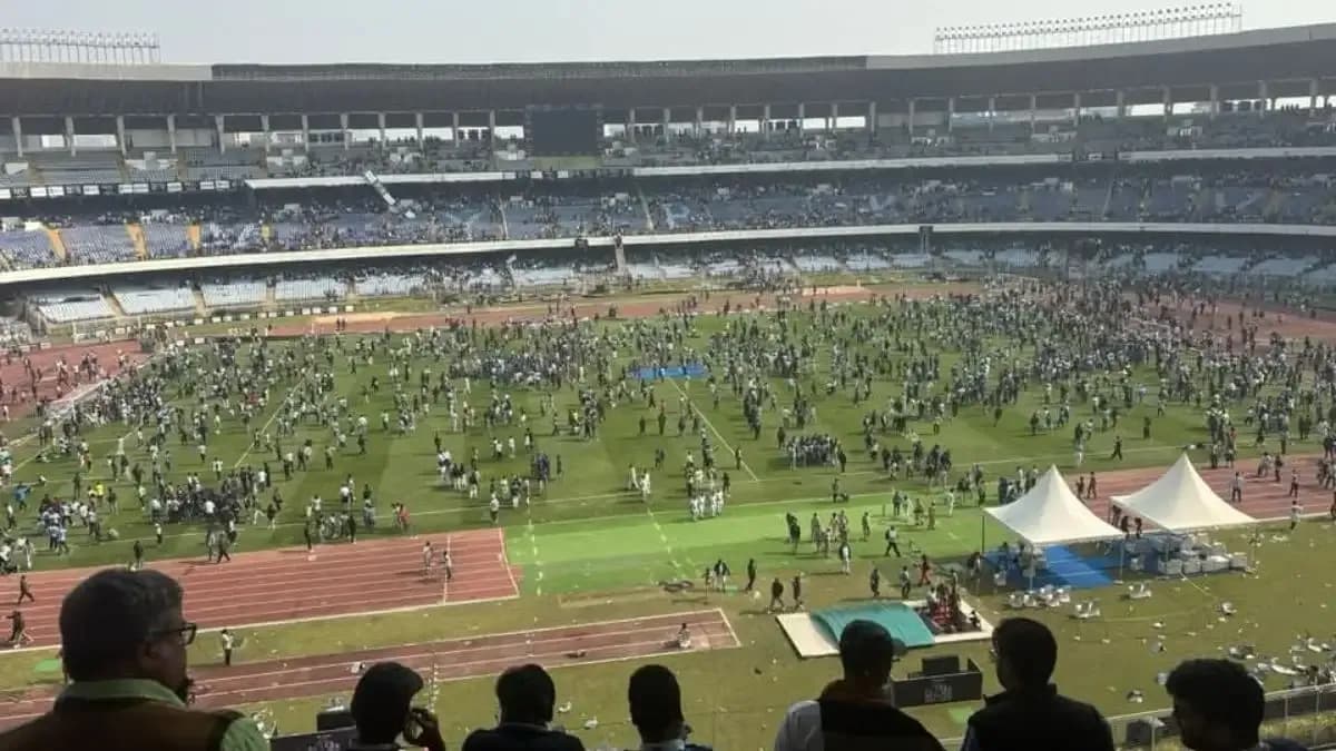 Messi’s Kolkata Tour Turns Chaotic Amid Huge Crowds